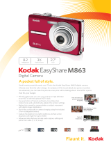 Kodak M863 User manual