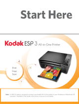 Kodak ESP 3 ALL-IN-ONE PRINTER - SETUP BOOKLET User manual