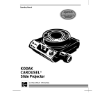 Kodak CAROUSEL SLIDE PROJECTOR User manual