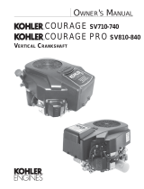 Kohler courage sv715 User manual