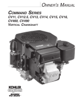 Kohler CV11 User manual