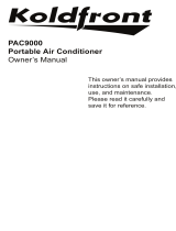 KoldFront PAC9000 User manual