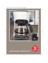 Kompernass KH 01 COFFEE MACHINE WITH TIMER User manual