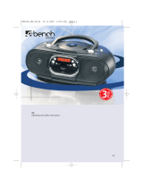 EBENCH KH 2262 CD RADIO CASSETTE RECORDER User manual