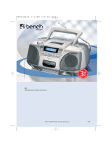 EBENCH KH 2264 CD RADIO CASSETTE RECORDER User manual