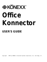 Konexx Office Konnector Office Konnector User manual