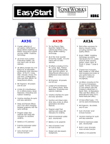 Korg EASYSTART AX3A User manual
