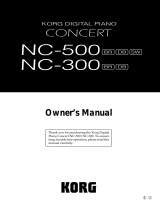 Korg NC-300 User manual