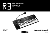 Korg R3 User manual