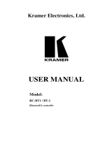 Kramer Electronics BT-1 User manual