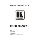 Kramer Electronics Camcorder VS-6EIII User manual
