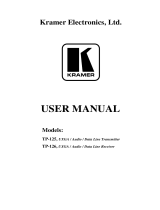 Kramer TP-125 User manual