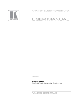 Kramer Electronics VS-66HN User manual