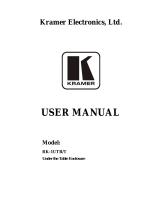 Kramer Electronics RK-1UTB User manual