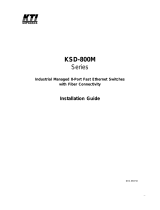 KTI Networks KSD-800M User manual