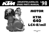 KTM 640 User manual
