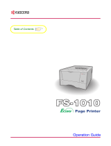 KYOCERA FS-1010N User manual