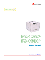 KYOCERA FS1700+ User manual