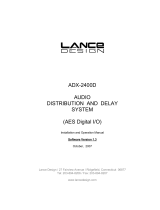 Lance Industries ADX-2400D User manual