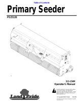 Land Pride PS25120 User manual