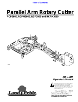 Land Pride RCP2660 User manual