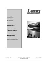 Lang Manufacturing AGC User manual