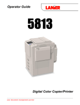 Lanier 5813 User manual