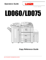 Lanier LD075 User manual
