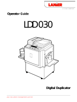 Lanier LDD030 User manual