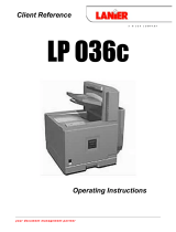 Lanier LP 036c User manual