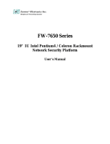 Lanner electronic FW-7650 User manual