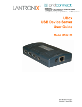 Lantronix UBox UBX4100 User manual