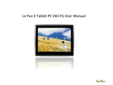 Le Pan Tablet PC User manual