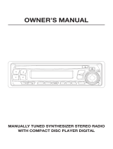 Legacy Car Audio Car CD Player User manual