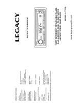 Legacy LCD17A User manual