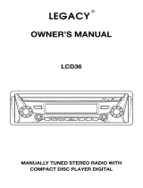 Legacy LCD36 User manual
