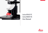 Leica M205 User manual