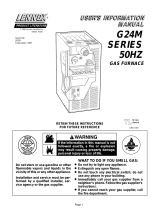 Lennox G24M SERIES User manual