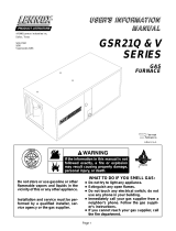 Lennox GSR21V Series User manual