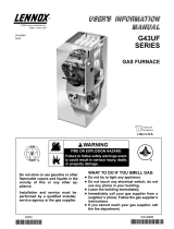 Lennox G43 User manual