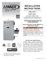 Lennox International Inc. GWB9-050IH-2 User manual