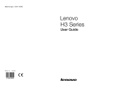 Lenovo 3000 H310 User manual