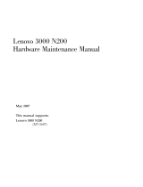 Lenovo 3000 N200 User manual