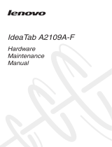 Lenovo IdeaTab A2109A-F User manual