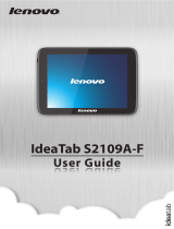 Lenovo IdeaTab S2109A User manual