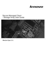 Lenovo Secure Managed Client Storage Array User manual