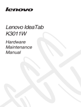 Lenovo IdeaTab K Series IdeaTab K3011W User manual