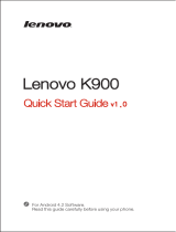 Lenovo K900 User manual