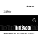 Lenovo THINK STATION 4263 User manual