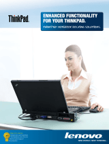Lenovo 250310U - ThinkPad Advanced Dock User manual